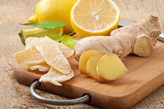 ginger and lemon to enlarge the penis